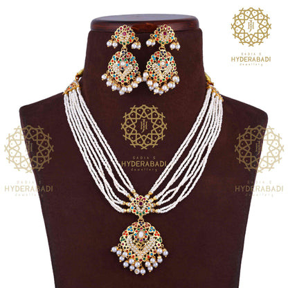 Nafia Multicolored Necklace Set