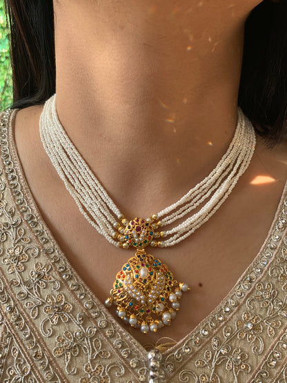 Nafia Multicolored Necklace Set