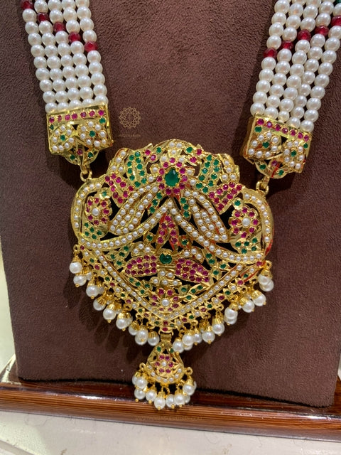 Naimal Red Green Jadau Bridal Set