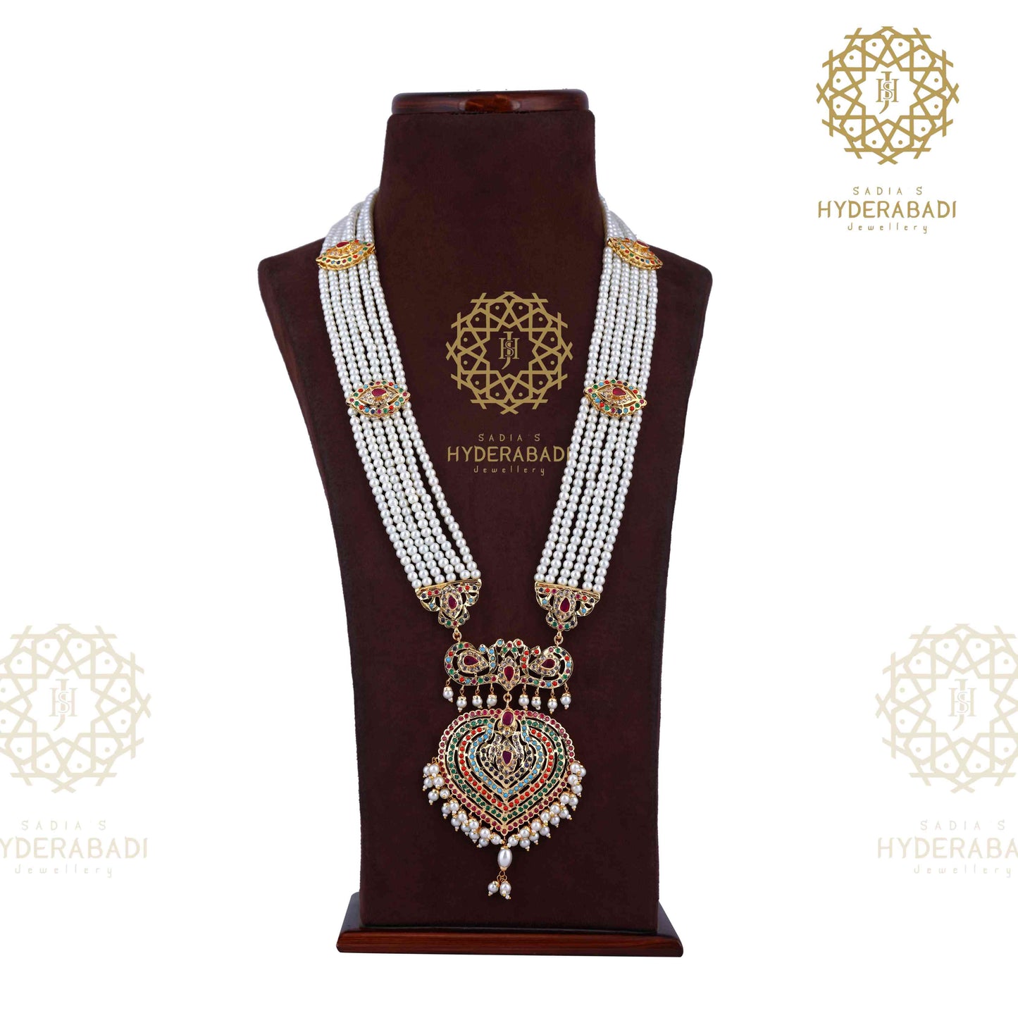 Noor Multi Colour Rani Haar