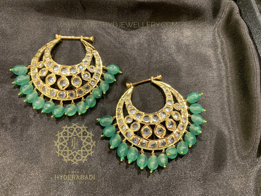 Suhana Green Chandbali