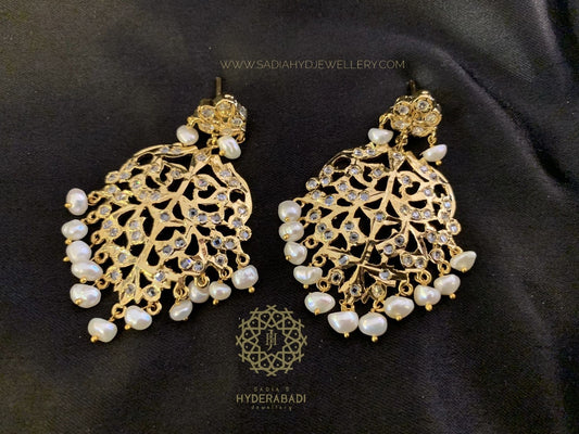 Sidra Real Pearl Earrings