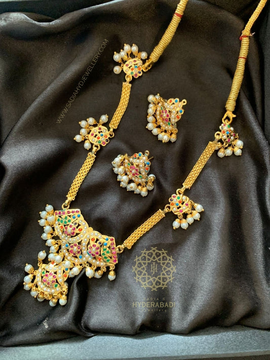 Tayyaba Multicolored Necklace Set