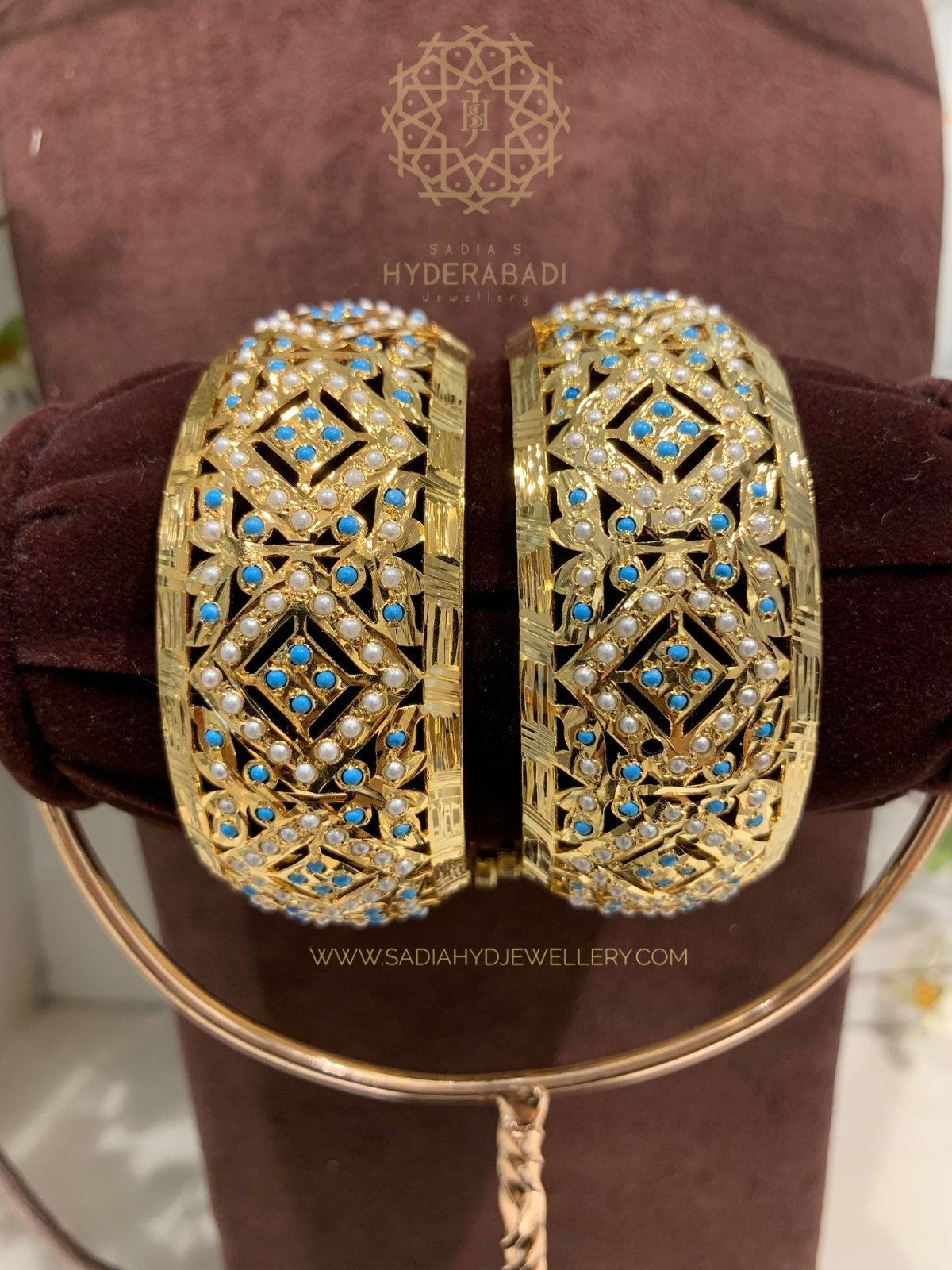 Tahira Firoza White Bangles