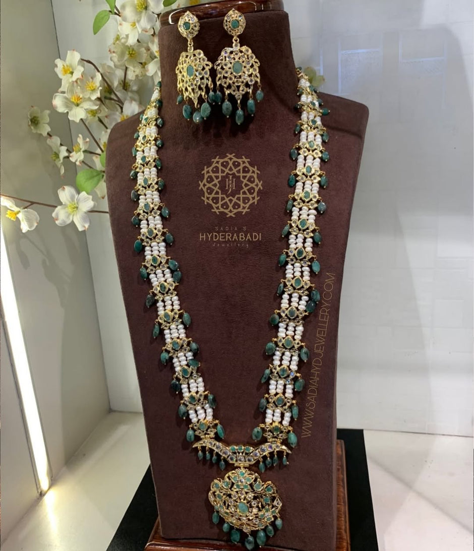 Shop Rani Haar Necklace | Pearl Rani Haar at Best Price – Sadiahyderabadi