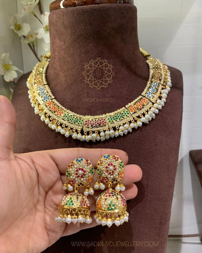 Shabista Multicolour Necklace Set