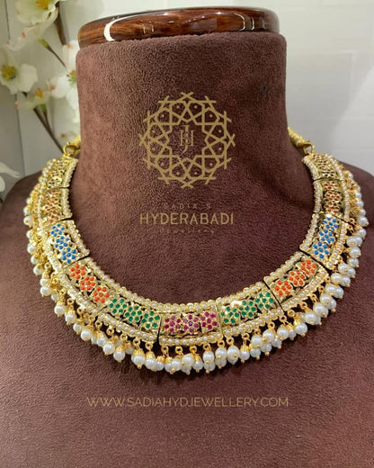 Shabista Multicolour Necklace Set