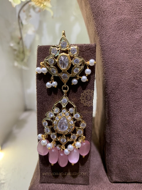 Shagufta Light Pink Choker
