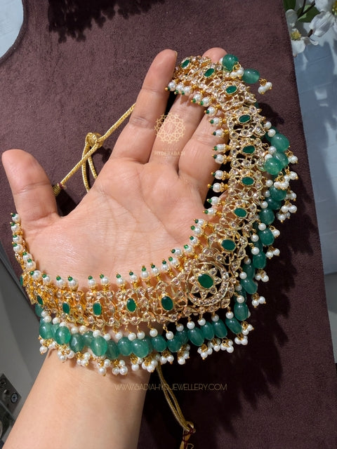 Soofia Light Green Necklace