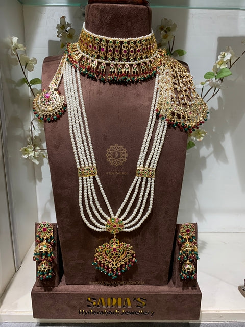 Sumbul Red Green Bridal