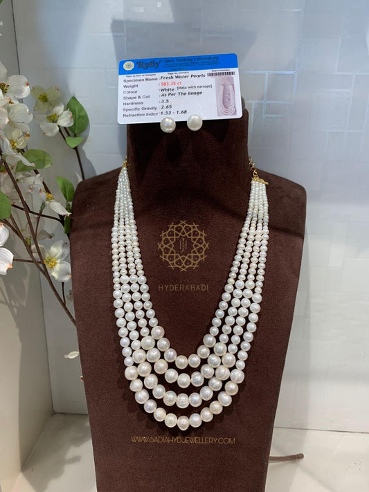 Ujala Real Pearl Gradation Mala