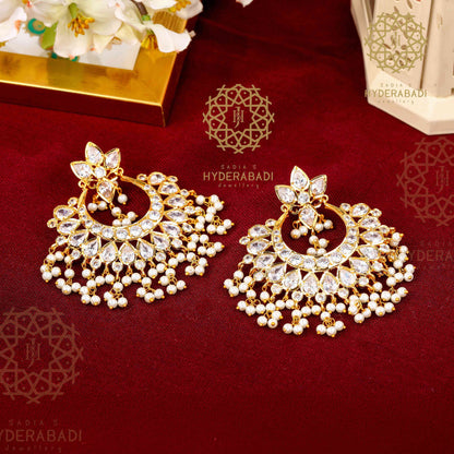 Yumna Gold Plated Chandbali