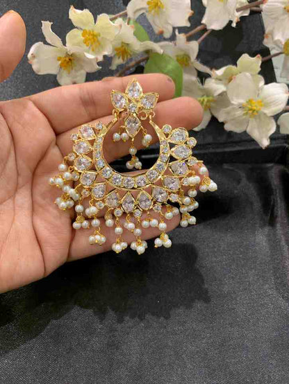 Yumna Gold Plated Chandbali