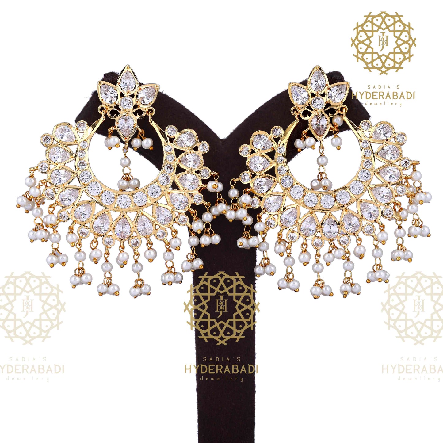 Yumna Gold Plated Chandbali