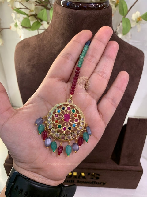 Zakira Multi Colour Tika