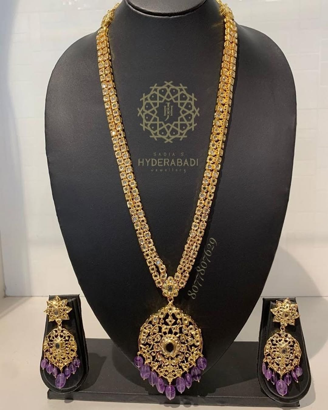 Zehra Real Amethyst Barfi Rani Haar
