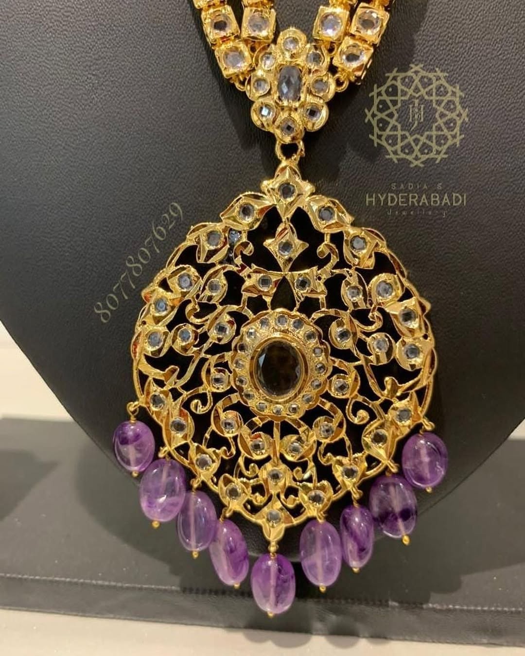 Zehra Real Amethyst Barfi Rani Haar