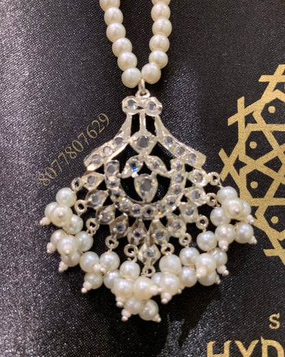 Zubia Silver Plated Pendant Set