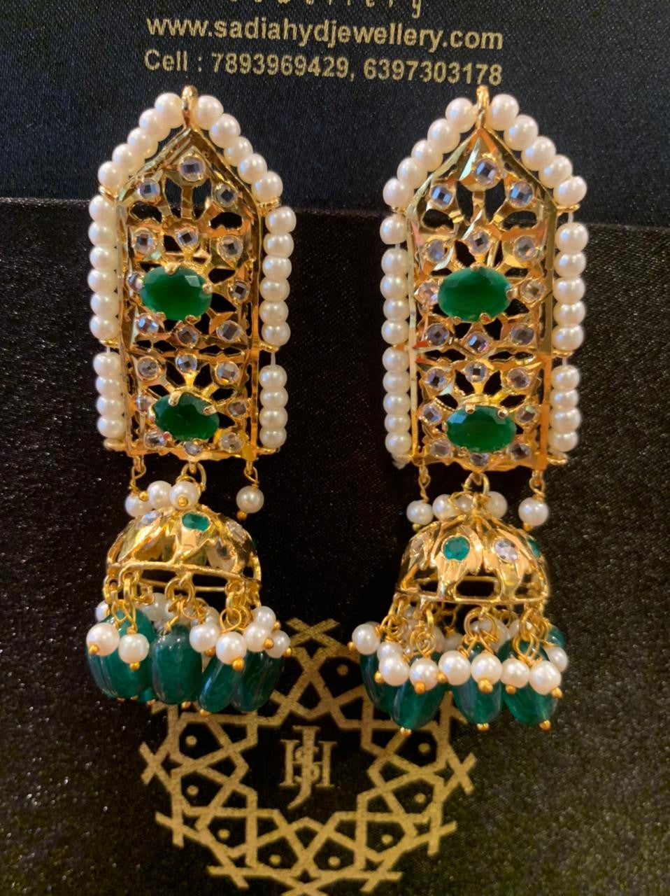 Qaynat Green Jhumki