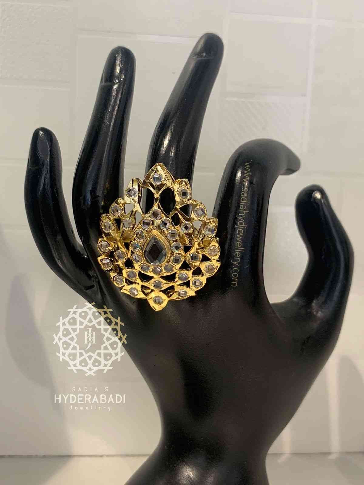 Nargis Gold Plated Ring