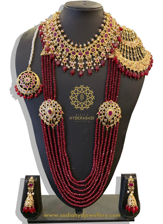 Mantasha Red Bridal Set