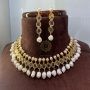 Real Pearl Arifa Necklace Set