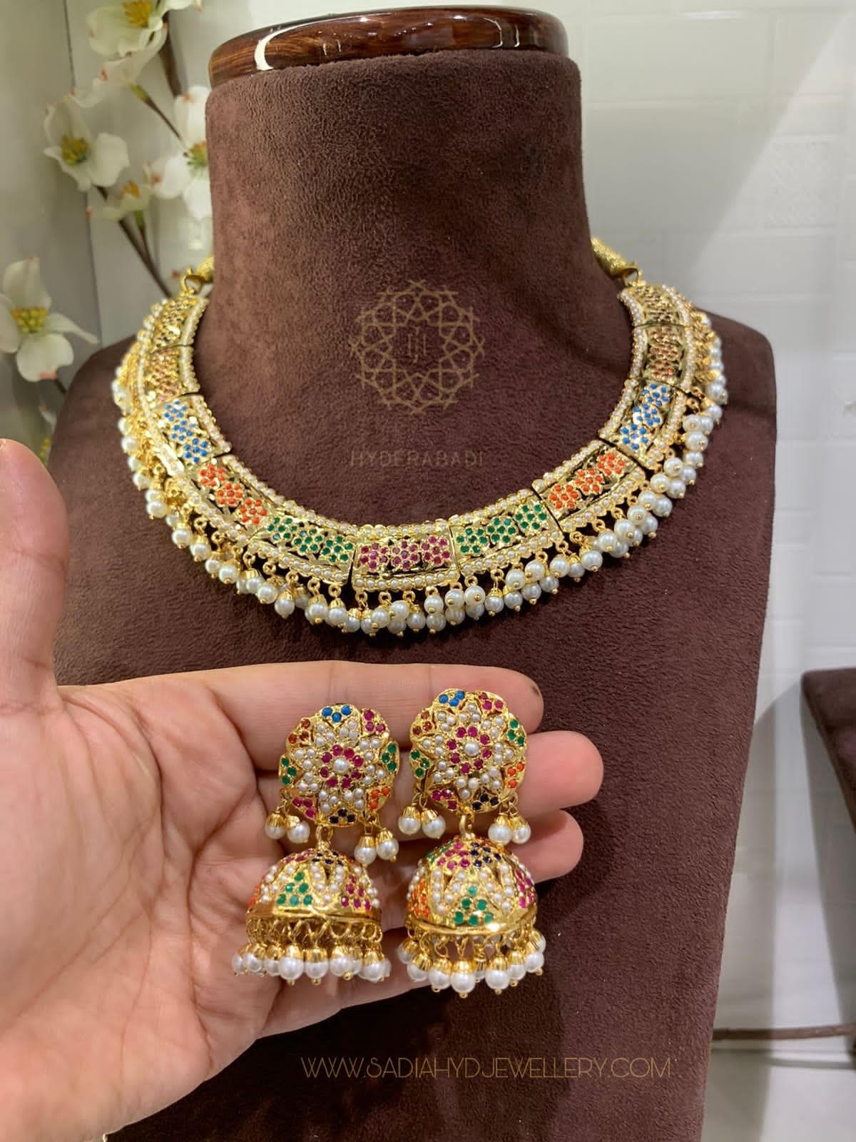 Shabista Multicolour Necklace Set